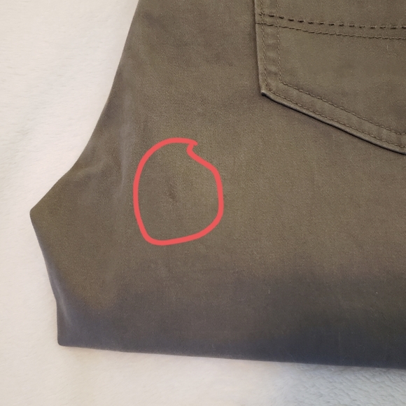 Kirkland Signature Brushed Cotton Twill Pants Men's 32x30 "Burch" (Grey/Green) - Picture 13 of 13